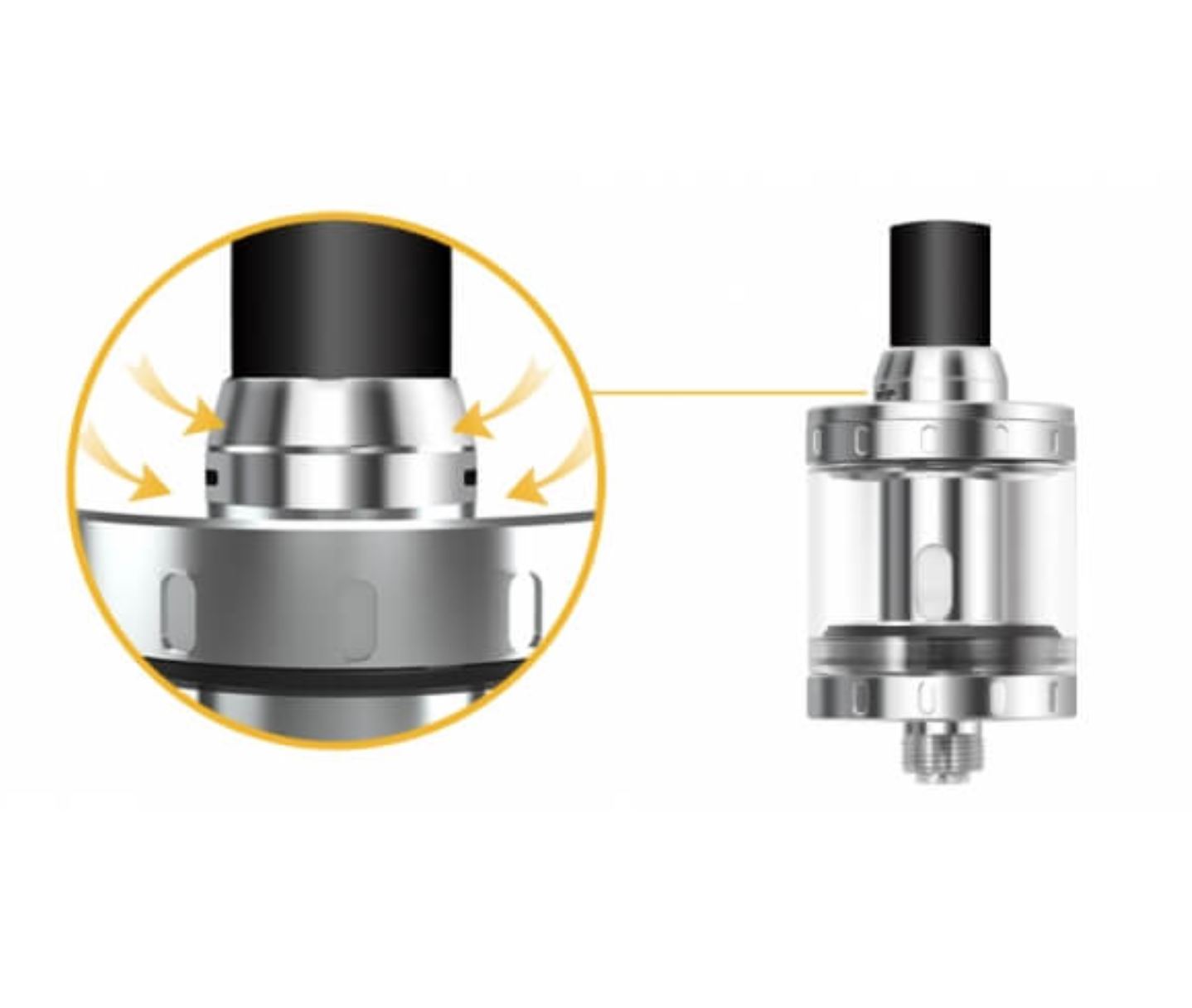 aSpire Nautilus X clearomizer černý 2ml