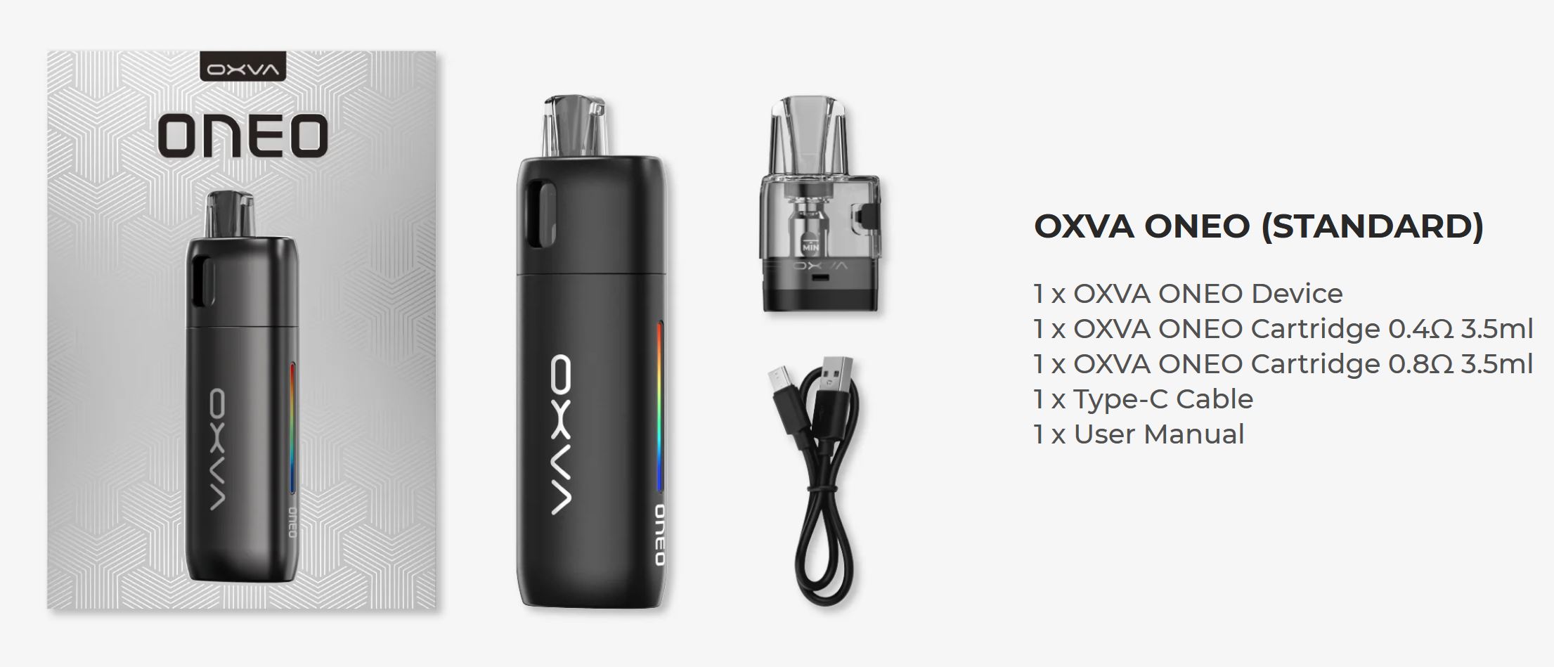 OXVA ONEO Pod 1600 mAh Ruby Red