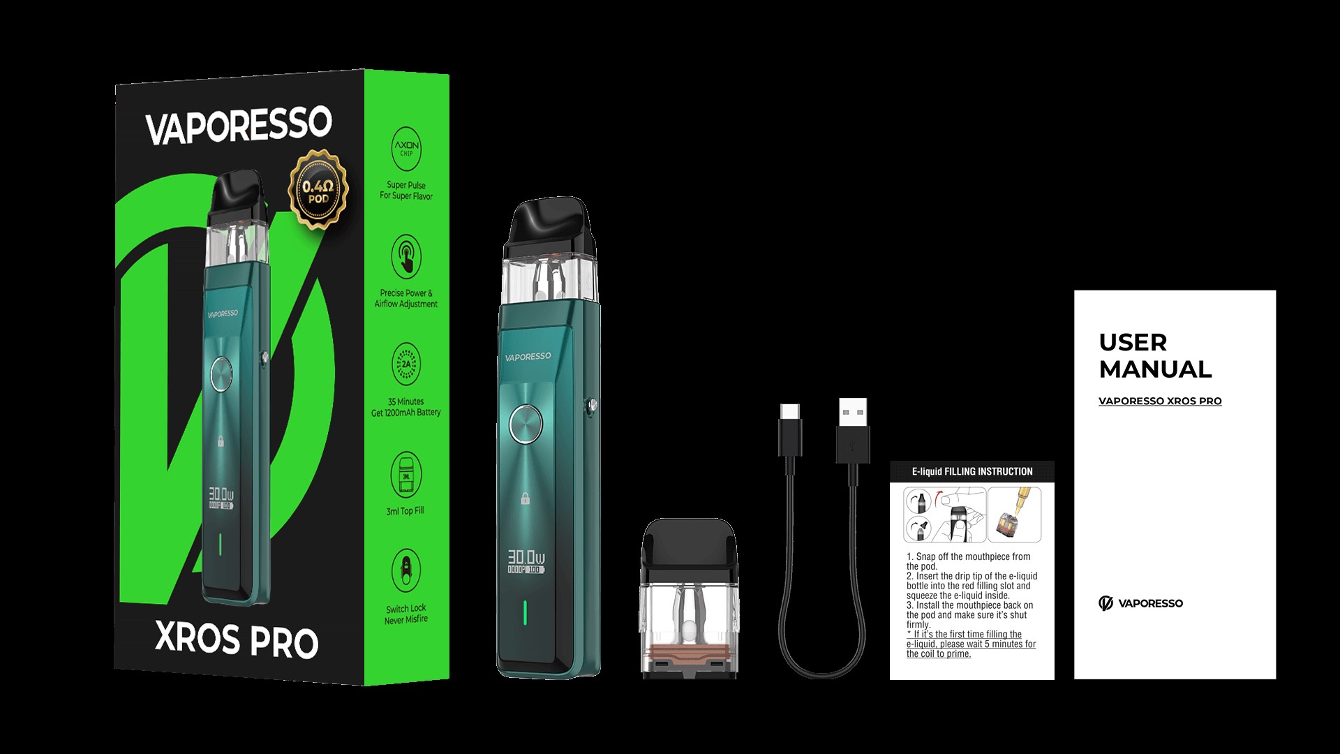 Vaporesso XROS Pro Pod 1200 mAh Stříbrná 1 ks