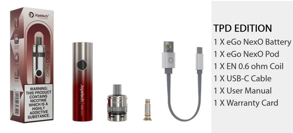 Joyetech eGo NexO Pod 1500 mAh Black 1 ks