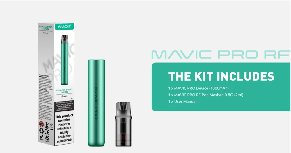 Smoktech MAVIC Pro RF Pod 1000 mAh Black 1 ks
