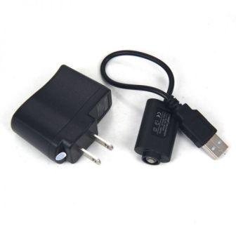 USB adaptér 220V 500mA a USB nabíječka 420mA komplet pro všechny typy eGo